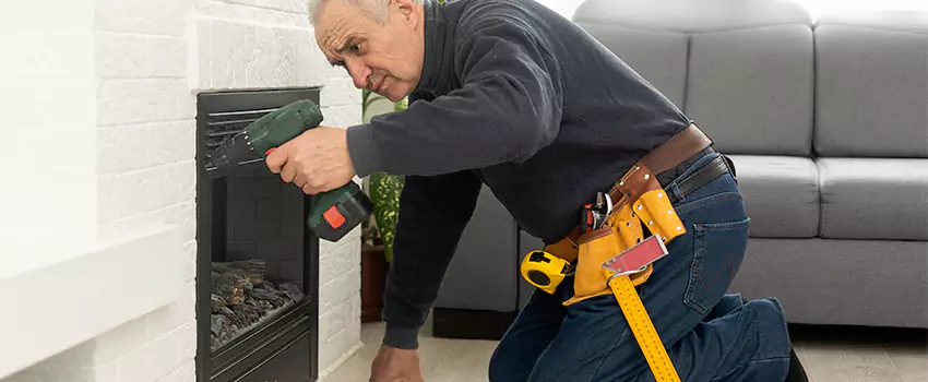 New Indoor Fireplace Installation in Lake Elsinore, California