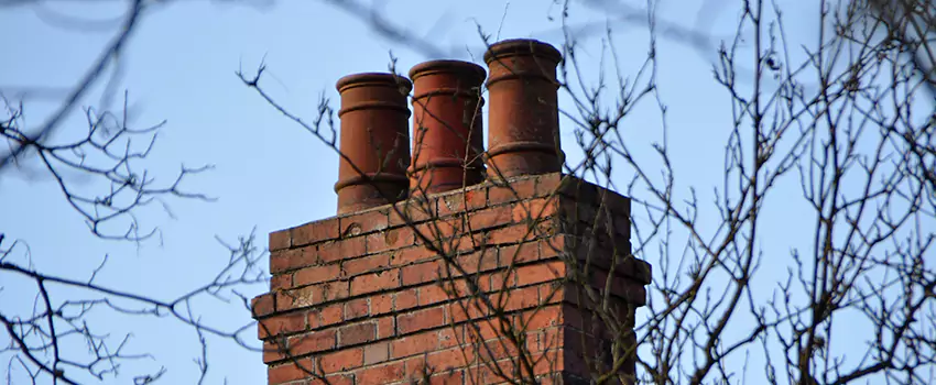 Chimney Crown Installation For Brick Chimney in Lake Elsinore, California