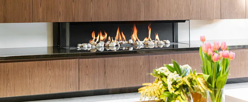 Double-height Fireplace Design Refurbishment in Lake Elsinore, California